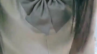 调教丝袜兼职妹肉肉紫发妹子，项圈带眼罩口交